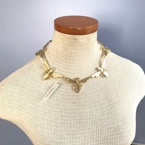 BaubleBar Bee Necklace 🐝 statement Gold choker